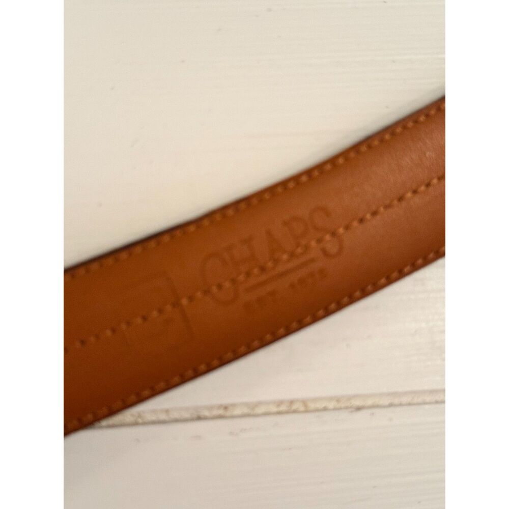 Chaps & Timberland Men's Leather Belt Bundle Brown 41" Distressed Classic Casual - Picture 2 of 7